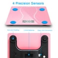 thumbnail image 3 of Ktaxon Bathroom Weight Scale, Highly Accurate Digital Bathroom Body Scale, Measures Weight up to 180kg/396 lbs., Pink, 3 of 10