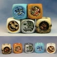 thumbnail image 1 of Ensemble de dés Monster pour Jeux de Table 5 Pcs Visage de Monstre Drôle, dés de Dungeons et Dragons, dés en Résine Monster, dés pour Dungeons et Dragons, dés de Jeu de Rôle (B), 1 of 6