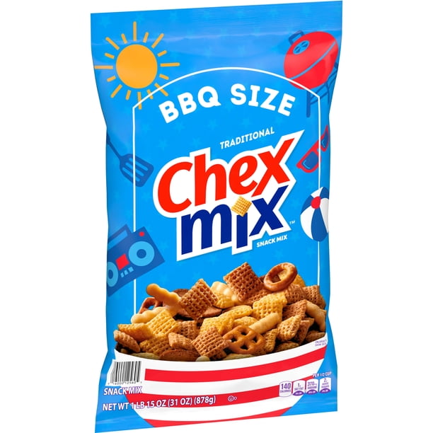 Chex Mix Traditional Snack Mix, 31 oz, Office Breakroom, Tailgate
