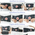 thumbnail image 7 of HONGJING Decompression Belt Inflatable Lumbar Support for Lower Back Pain Relief, One Size Fits 29-49 Waist, 7 of 7