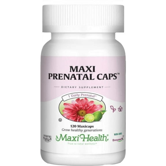 Maxi Health, Prenatal Caps, 120 Count