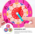 thumbnail image 5 of 3pcs Wooden Clock Toys Clock Cognitive Toys Early Educational Learning Toys, 5 of 5