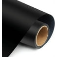thumbnail image 2 of INTBUYING One Yard 20inch PU Vinyl for T-Shirts Heat Press Transfer HTV Cutting Plotter Craft (Black), 2 of 10