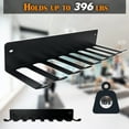 thumbnail image 3 of 17" Resistance Band Rack with 9 Prongs, heavy-duty home gym organizer storage rack for Olympic Barbells, Jump Ropes, Lifting Belts, Chains and Resistance Bands (Hardware Included), 3 of 7