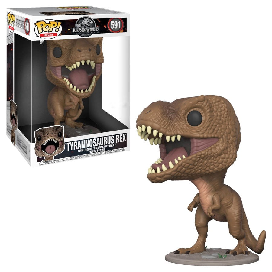 Aan de overkant Niet doen Gearceerd Jurassic World Funko POP! Movies Tyrannosaurus Rex Vinyl Figure  [Super-Size] - Walmart.com