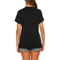 thumbnail image 4 of WISEFIN Women Solid Color Short Sleeve Nursing Breastfeeding Maternity T-Shirts, 4 of 4