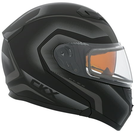 Double Helmet - CKX Lucas Flex RSV Modular Helmet, Winter Electric Double Shield