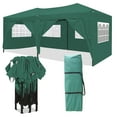 thumbnail image 1 of IVV Canopy Tent 10x20FT Canopy Tent with 6 Sidewalls,Outdoor Waterproof Canopy Tents for Backyard Parties,Outside Instant Commercial Enclosed Gazebo Tent with Carry Bag, Green, 1 of 8
