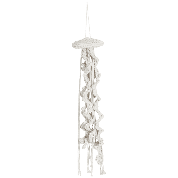 Creative Co-op Hanging Macrame Jellyfish
