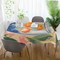 thumbnail image 3 of Yayeee Tablecloths 60" x 60" Rectangle Wrinkle Resistant Party Table Cover, Blue Goldfish Bowl, 3 of 8