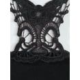 thumbnail image 6 of Seamless Lace Racerback Bra, Black, Small, 6 of 8