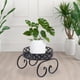 thumbnail image 4 of Estante de Soporte para macetas de interior Macarena Hierro forjado Soporte de flores negro, 4 of 8