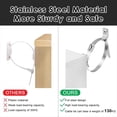 thumbnail image 3 of 10 Anclajes de Pared Metálicos Antivuelco para Muebles, Correas Antisísmicas para Estanterías y Armarios., 3 of 8