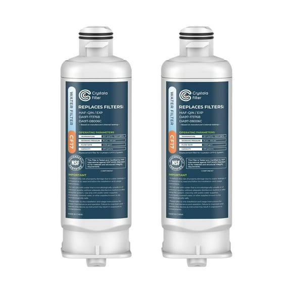 Filtro de agua Crystala de repuesto para Samsung (paquete de 2)