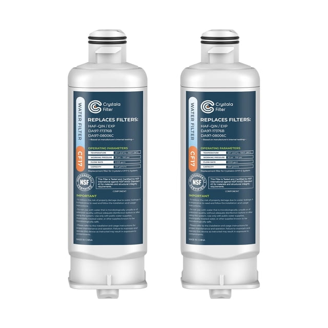 Filtro de agua Crystala de repuesto para Samsung (paquete de 2)