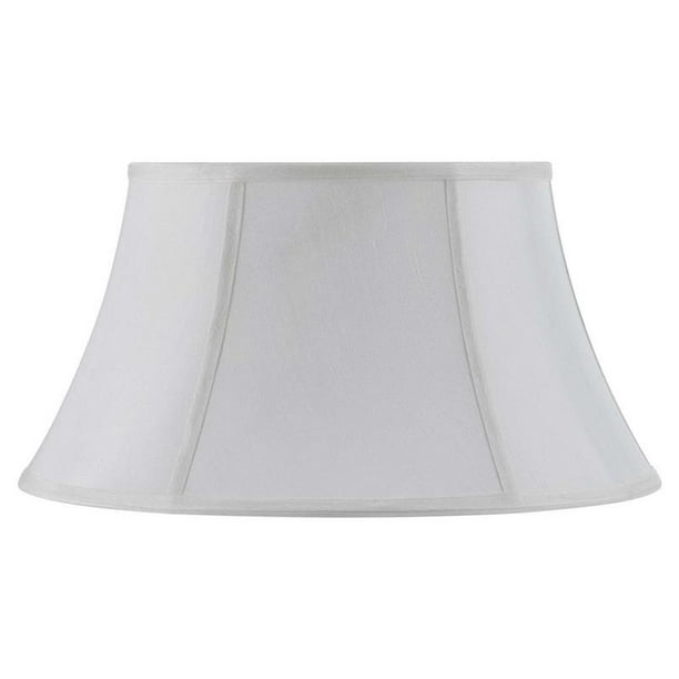 Cal Lighting Piped 19 Fabric Lamp Shade With Spider Type In White Com Fabric Lamp Shade With Spider Type, What Is A Spider Style Lamp Shaders