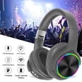 thumbnail image 4 of Latrodar Headphones Wireless Bluetooth Headset Subwoofer Bluetooth Mobile Best of Both Worlds terproofs Headphones Gray 8x7.6 Inch Home Stuff, 4 of 5