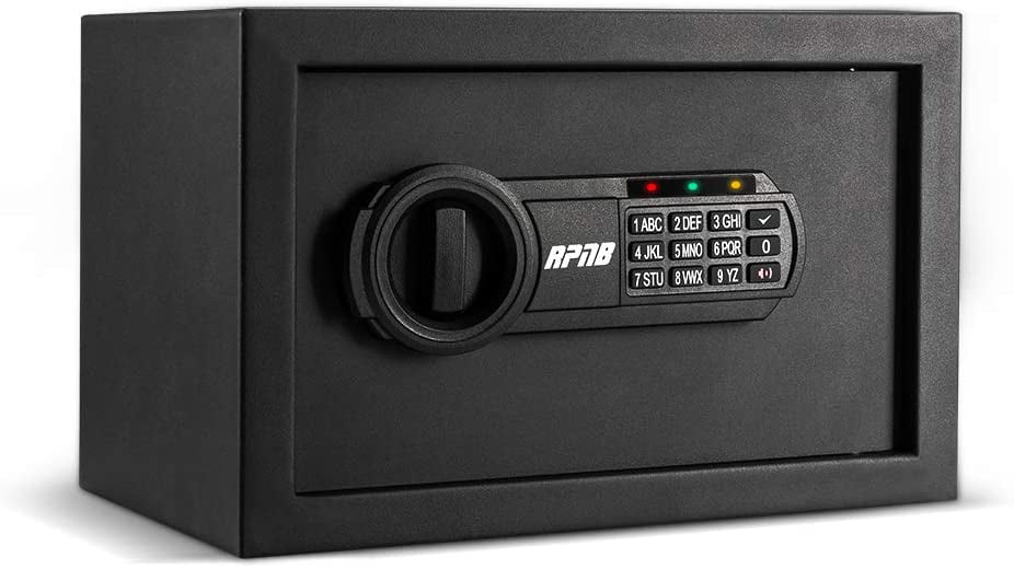 RPNB Deluxe Gun Safe and Lock Box Money Box Digital Keypad Safe Box Jewelry 