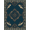 Blue Brown, Pattern 2, variant on ODIKA 5'x7' Washable Area Rug Fish Theme Vintage Motif Scattered Arrangement Fly Border Decor for Small Living Room, Bedroom, Easy Care, Non-Shedding, Pet Friendly