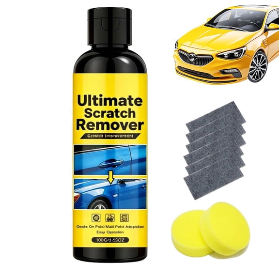 Nanopolix Scratch Remover For Vehicles Kit - Car Scratch Remover Polishing Paste, Clear Coat Fix