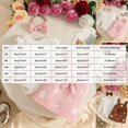 thumbnail image 3 of CAICJ98 Baby Girl Clothes Suspender Skirt Long Sleeve Ruffled Romper Baby Girl Dress Fall Winter Outfits Set Girls Gifts (Brown,0-3 Months), 3 of 7