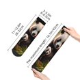 thumbnail image 2 of Uemuo Forest Panda Printed Crew Socks, Moisture-Wicking Socks, Athletic Socks for Men Breathable Cushion Socks Casual Sport Socks for Running Traveling, 2 of 6