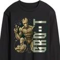 thumbnail image 3 of Marvel Guardians of the Galaxy - Groot - Men's Long Sleeve Graphic T-Shirt, 3 of 5