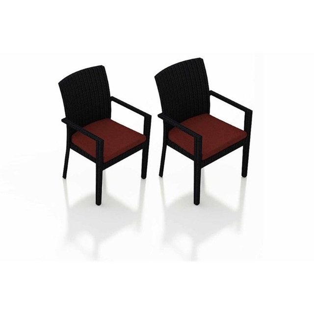 Harmonia Living Urbana Patio Dining Chair in Canvas Henna