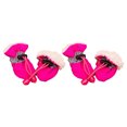 thumbnail image 4 of Gytml Dog Shoes For Winter, Drawstring Design Dog Boots & Paw Protectors, Waterproof And Anti-Slip Winter Warm Dog Shoes For Small Medium Size Dogs Hot Pink-F, 4 of 9