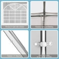 thumbnail image 5 of Alpha Joy 16' x 20' Party Tent Heavy Duty Outdoor Event Wedding Shelter with 6 Removable Sidewalls, 5 of 7