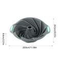 thumbnail image 3 of Silica Baking Pan, Non Stick Cake Mold, Chiffon Bread Baking Tool, Double Handle Design Heat Resistant, Kitchen Essentials, Oven Use, Easy Release, Silicone Bakeware, Bakeware Set UKHBMC, 3 of 8