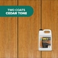 thumbnail image 2 of DEFY Extreme Wood Stain and Sealer in One - 5 Gallon Semi-Transparent Waterproof Coating for All Wood Types - Cedar Tone, 2 of 4