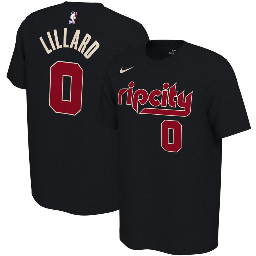damian lillard t shirt nike
