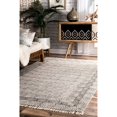 thumbnail image 1 of nuLOOM Niaran Flatweave Tribal Area Rug, 5' x 8', Ivory, 1 of 3