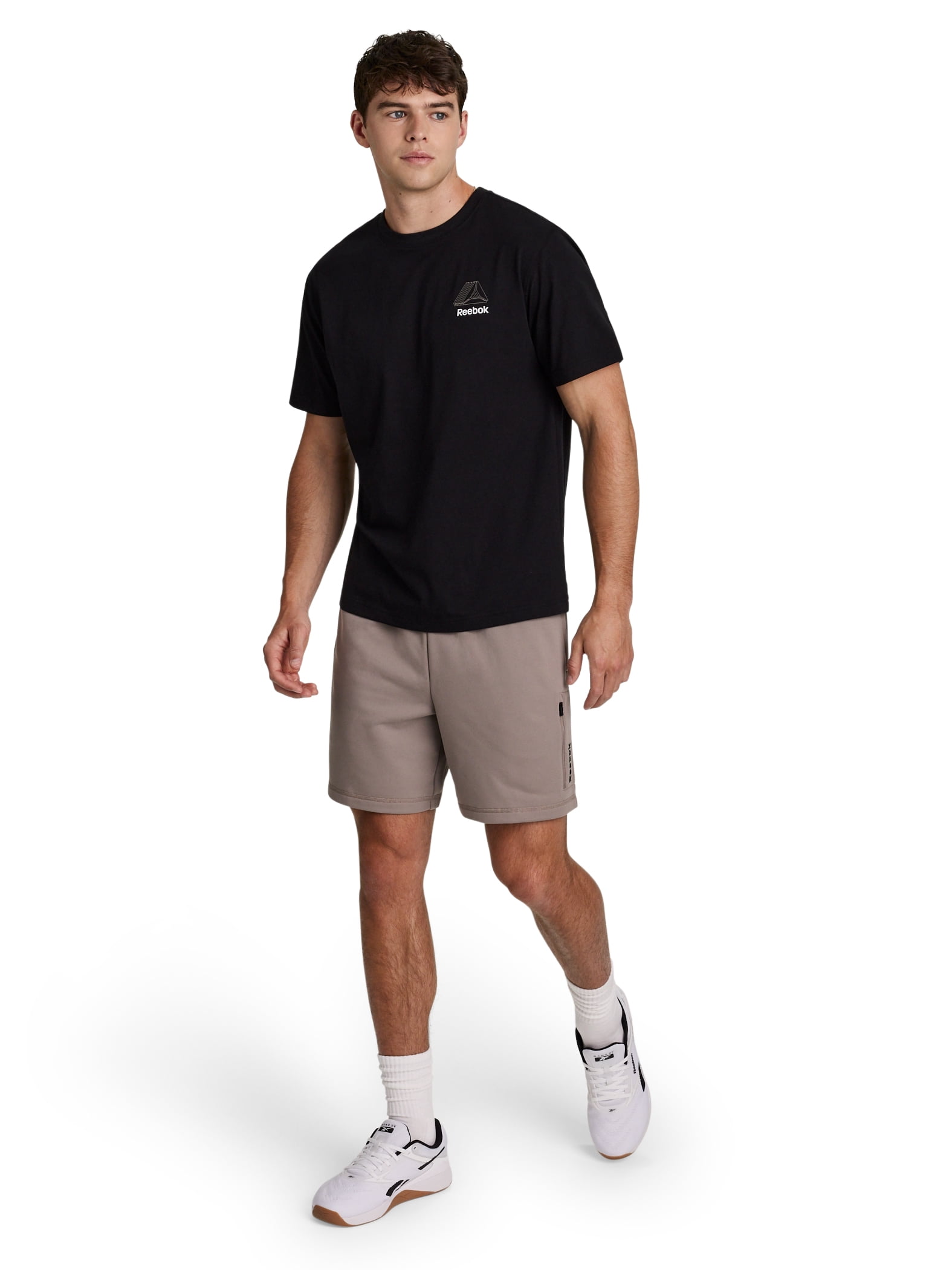 Reebok Men's and Big Men's Front and Back Graphic Tee Shirt, Echoes, Sizes XS-5XL