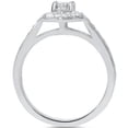 thumbnail image 3 of Pompeii 3/4ct Halo Diamond Engagement Ring 14K White Gold (G/H,I1-I2), 3 of 4