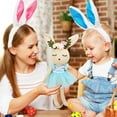 thumbnail image 5 of Qonioi Ballerina Bunny Stuffed Animal, 40cm Plush Doll with Tutu Outfit for Easter Birthday, Soft Cotton Filled Toy Gift, 5 of 7