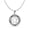 Pentagram, variant on 925 Sterling Silver Gold-Plated Heart Flower Pendant With Chain Necklace for Women and Teen 18" Inch