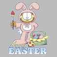 thumbnail image 2 of Men's Garfield Happy Easter Bunny Ears Cat  Graphic T-Shirt, 2 of 3