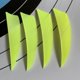 thumbnail image 1 of 50 Uds 3 "escudo cortado Fletching plumas de flechas plumas de pavo tiro con arco flecha accesorios Fletches plumas Real Nutral 3 pulgadas, 1 of 5