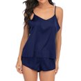 thumbnail image 2 of YouLoveIt Women Satin Silk Sleepwear Sleeveless Nightwear Lingerie Women Satin Sleepwear Camisole Shorts Nightwear Pajama Sets, 2 of 7