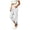 White, variant on Floleo Women's High Waist Cropped Jogger Pants with Side Pockets Lightweight Breathable Casual Summer Sweatpants for Vacation Travel and Daily Wear