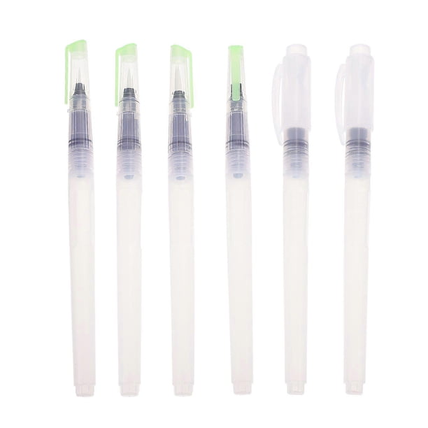 1 Set of 6Pcs Water Brush Pens Simple Student Paintbrushes Watercolor Paint Pens