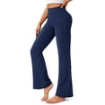 thumbnail image 2 of Rosvigor Womens Micro Flare Yoga Pants High Waisted Bootcut Leggings No Front Seam Buttery Soft Leggings for Workout Gym Casual, 2 of 8
