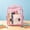 Pink#820, variant on Transparent PVC Backpack, Lightweight Large Capacity Jelly Bag With Multi-Pocket Storage, Waterproof Minimalist Travel and Daily Carry Bag for Men and Women