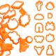 thumbnail image 3 of Clay Jewellery Making Kit Polymer Clay Cutters Set For Diy Projects Lightweight 25Pcs, 3 of 5