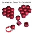 thumbnail image 4 of Juego de 20 tuercas universales para rueda de coche de plástico cromado de 17 mm, 4 of 8
