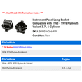 thumbnail image 2 of Instrument Panel Lamp Socket - Compatible with 1963 - 1976 Plymouth Valiant 3.7L 6-Cylinder 1964 1965 1966 1967 1968 1969 1970 1971 1972 1973 1974 1975, 2 of 2
