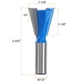 thumbnail image 2 of Unique Bargains 1/2' Shank 1-1/8' Dia Tungsten Carbide Dovetail Joint Bit Dovetail Router Bit for Wood, 2 of 7