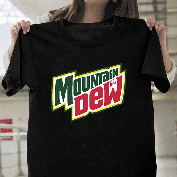 Retro Refresh Mountain Dew Vintage Soda Pop Style Unisex T-Shirt, up to size 3XL.